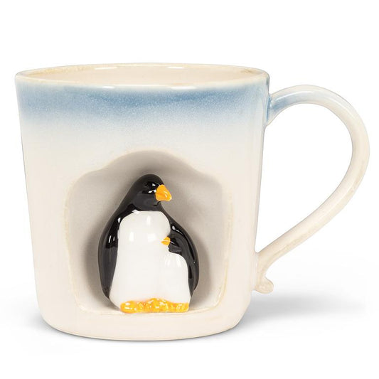 Ombre Taper Mug with Penguins