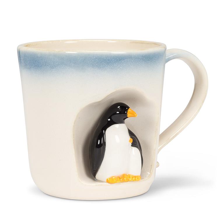 Ombre Taper Mug with Penguins
