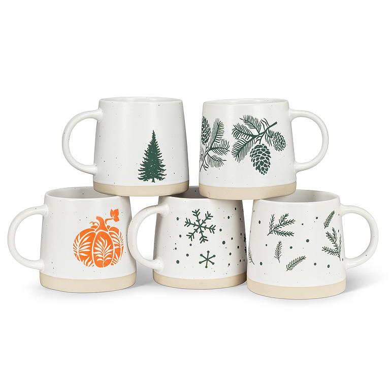 Mug with Pine Branches