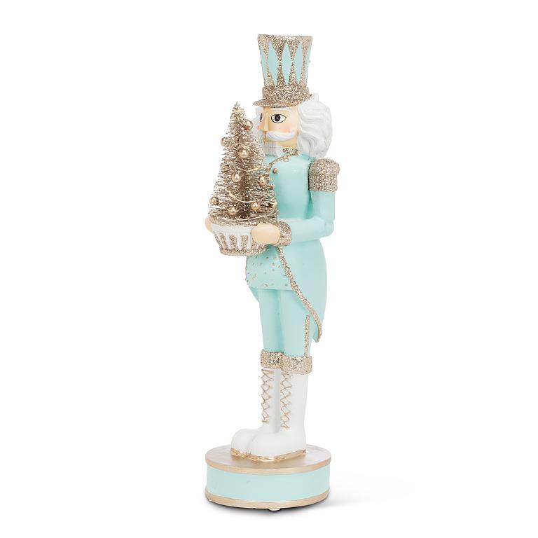 Nutcracker with LED Tree (Blue)