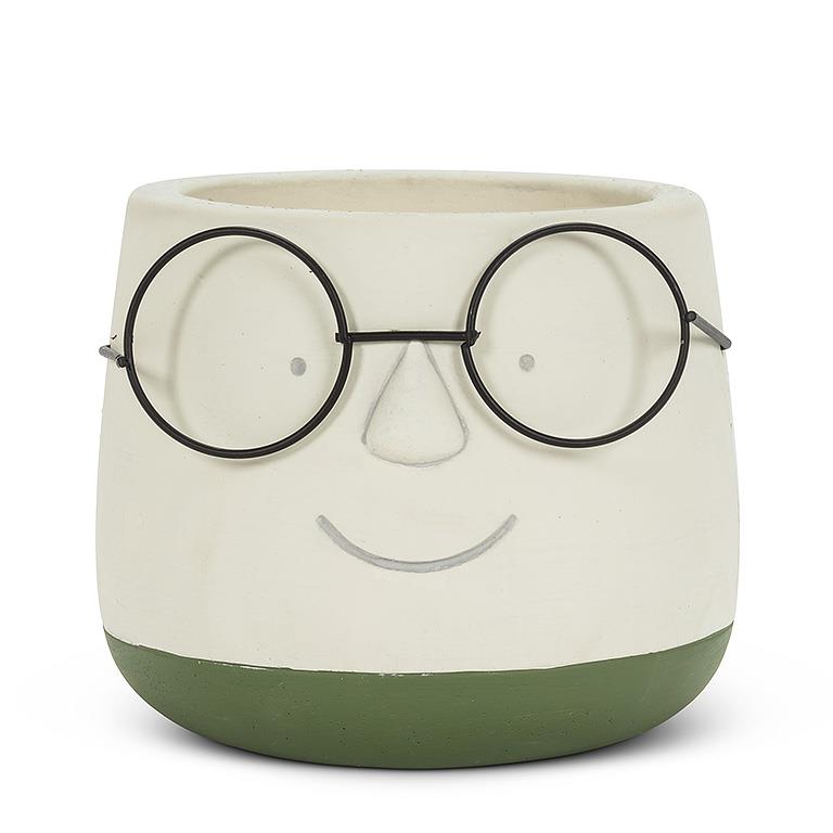Hi IQ - Large Face Planter with Glasses
