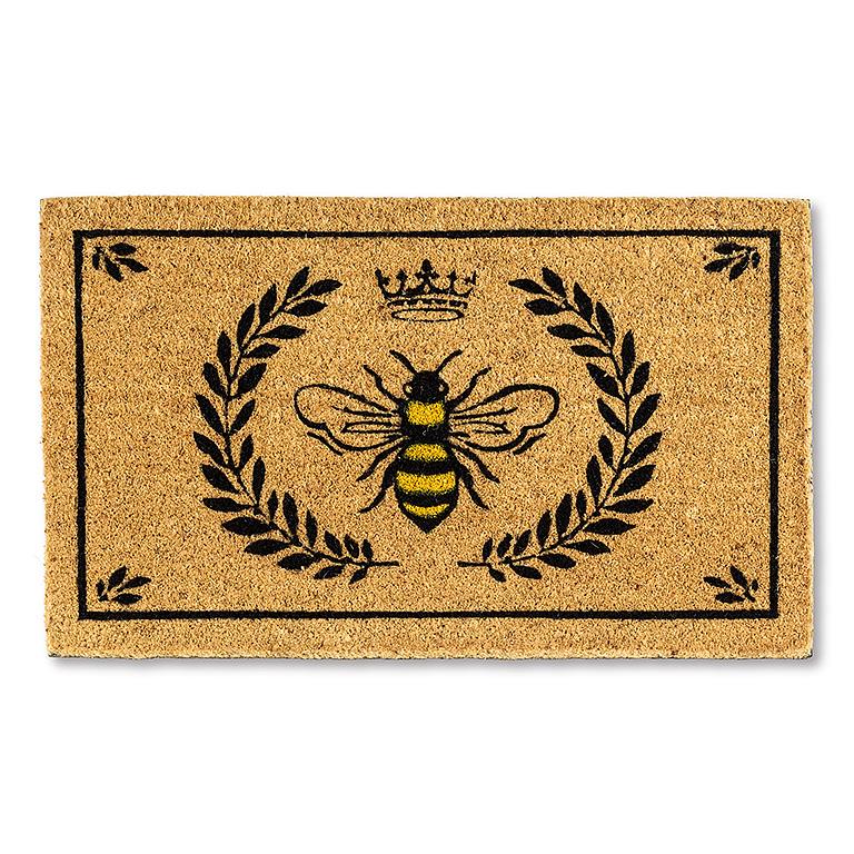 Bee in Crest Doormat